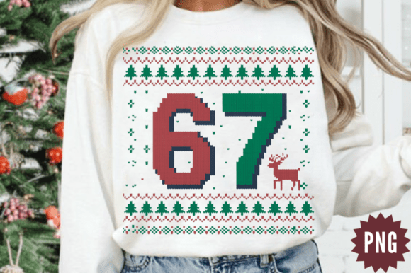 Download Christmas 67 PNG, Christmas Ugly Sweater - Christmas 67 Collection