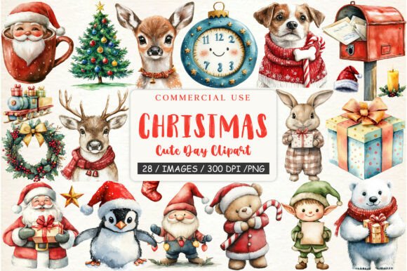 Download Cute Christmas Day Clipart - Christmas day Collection