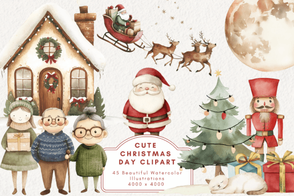 Download Cute Christmas Day Clipart - Christmas day Collection