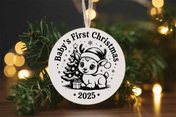 Download Baby’s First Christmas 2025 SVG - Christmas 2025 svg Collection