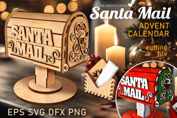 Download Santa Mail SVG| Advent Calendar - Premium Resources