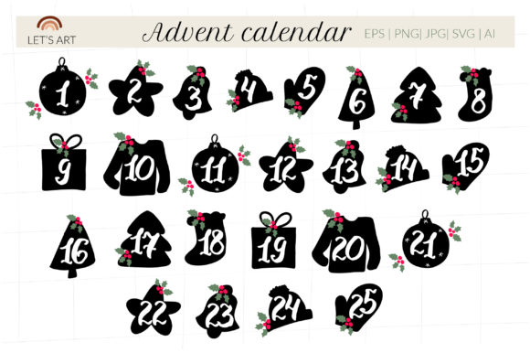 Download Advent Calendar Svg, Xmas Advent Svg - Advent svg Collection