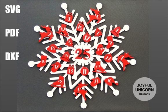 Download Christmas Advent Calendar SVG Cut File - Premium Bundle